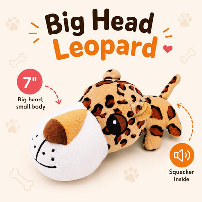 7" Big Head Mini Dog Toy