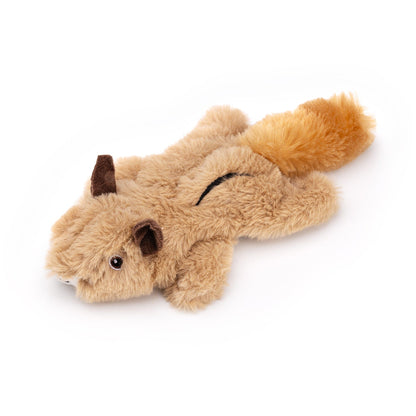 Crinkle Critters Stuffing-Free Dog Toy with Squeaker
