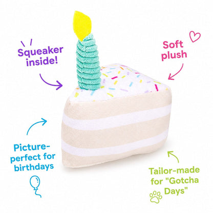 Cupcakes and Cake Slices Mini Plush Dog Toys Collection