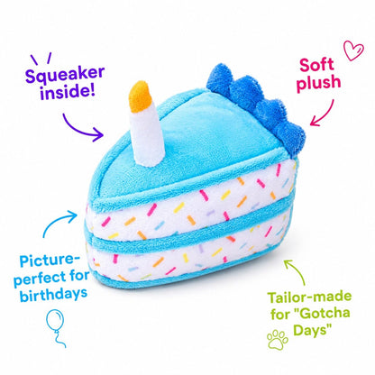 Cupcakes and Cake Slices Mini Plush Dog Toys Collection