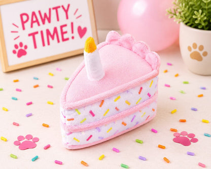 Cupcakes and Cake Slices Mini Plush Dog Toys Collection