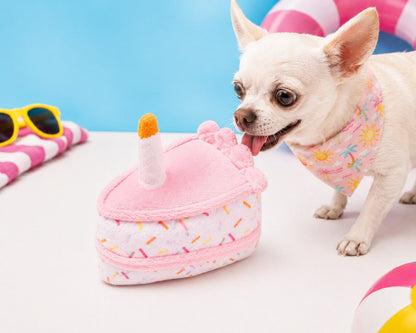 Cupcakes and Cake Slices Mini Plush Dog Toys Collection