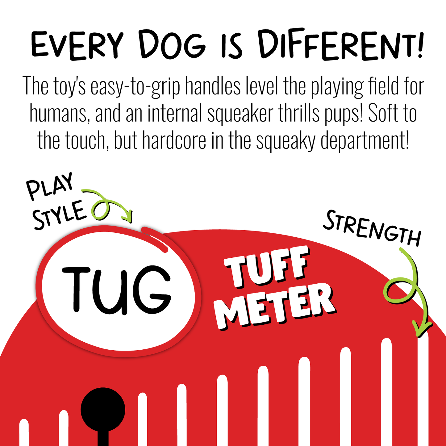 Tug-a-Mals Dog Toy by Jolly Pets