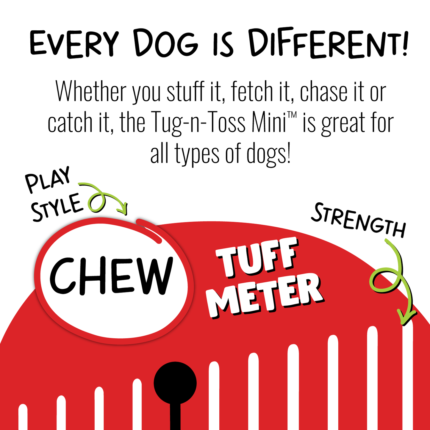 Tug-n-Toss Mini Dog Toy