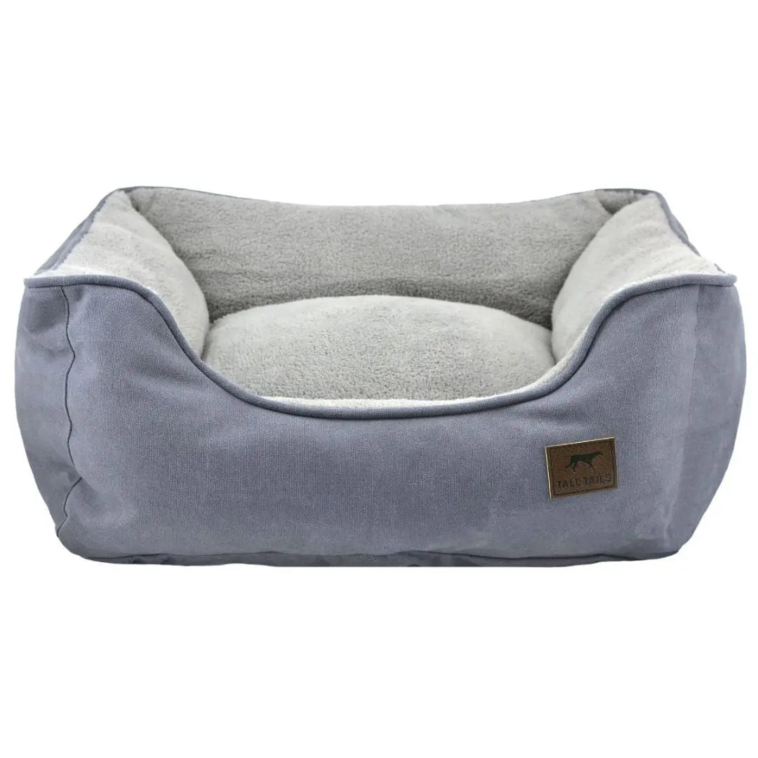 Tall Tails Dog Bolster Bed Charcoal Medium Tall Tails