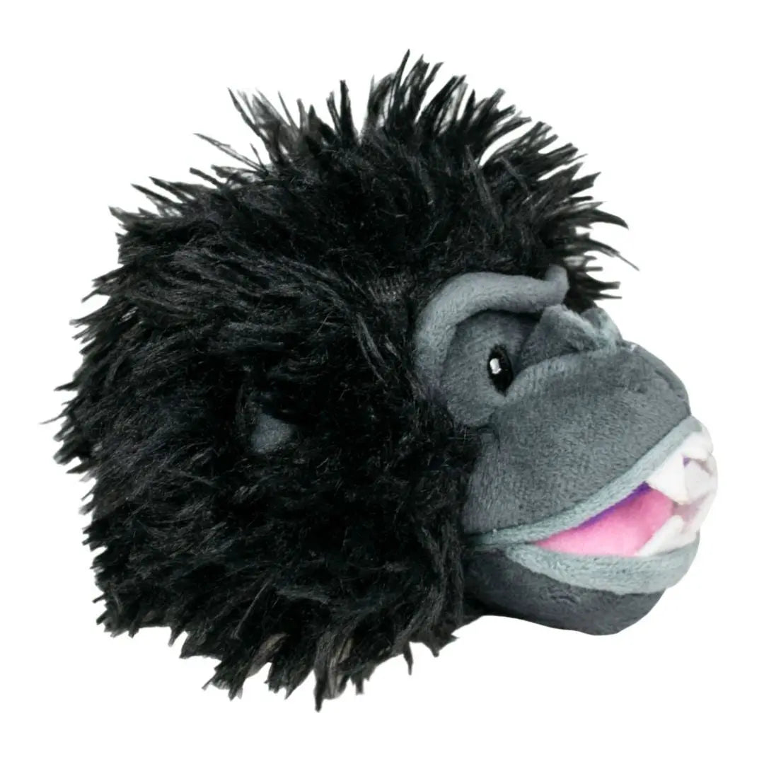 Tall Tails Dog Toy 2 In 1 Gorilla Head 4 Inch Tall Tails