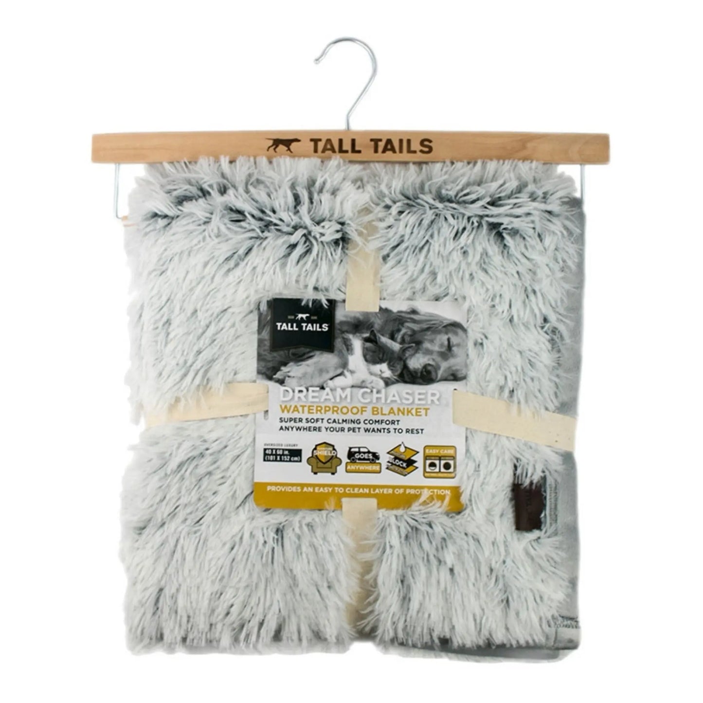 Tall Tails Dog Waterproof Blanket Gray 40X60 Tall Tails