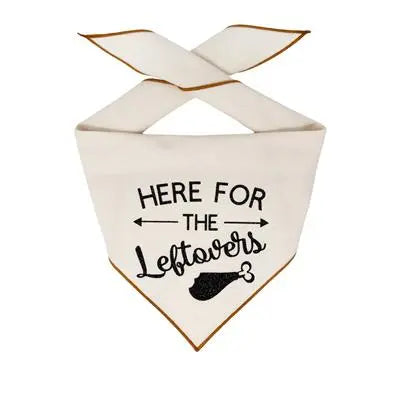 Thanksgiving Here for the Leftovers Dog Bandana Hunter K9