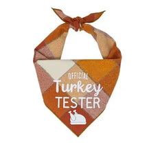 Thanksgiving Official Turkey Tester Dog Bandana Hunter K9