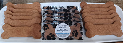 MONSTER Peanut Butter Bone 🦴 Handmade Organic Dog Treat