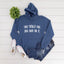 This Totally Has Dog Hair on It Adult Unisex Indigo Blue Hoodie Hunter K9