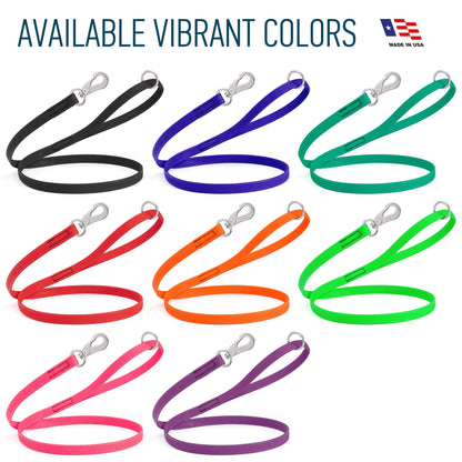 Viper Pebble Emboss Biothane Dog Leash with SPRENGER Stainless Steel Hook