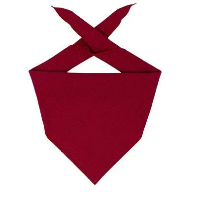 Valentine Bandana, Plaid Bandana, Flannel Bandana, Burgundy Houndstooth Hunter K9