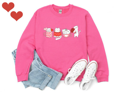 Valentine's Cat Sweatshirt Hunter K9