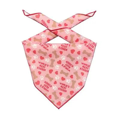 Valentines Day Bandana | World's Best Kisser Hunter K9