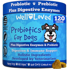 Well Loved Probiotics for Dogs, Dog Probiotics and Digestive Enzymes Supplement
