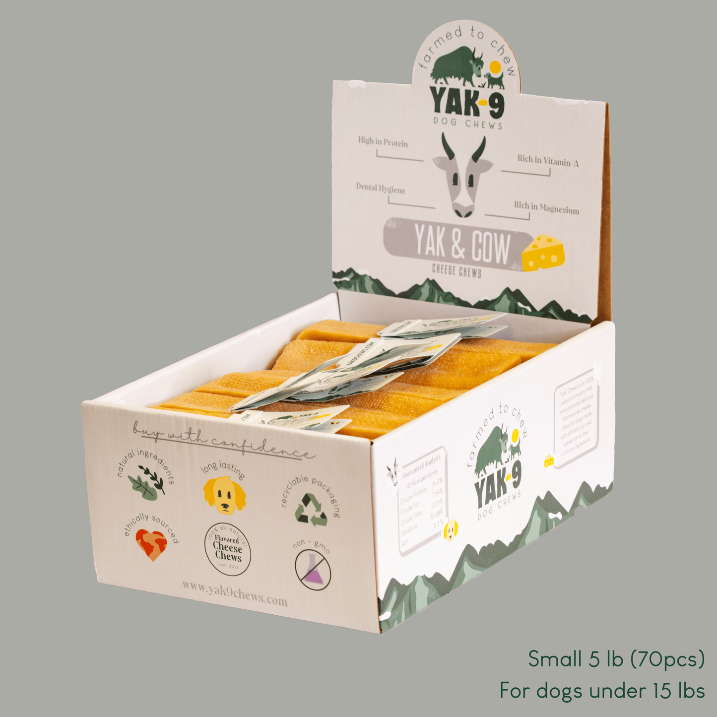 Yak and Cow Cheese Chews for Dogs