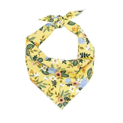 Yellow Spring Bandana, Floral Bandana | Summer Dog Bandana Hunter K9