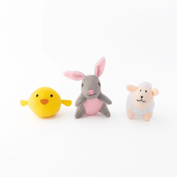 Easter Miniz 3-Pack Easter Friends for Small Dogs