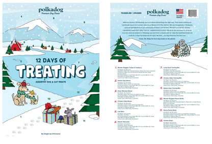 Polkadog 12 Days of Dog Treating Calendar