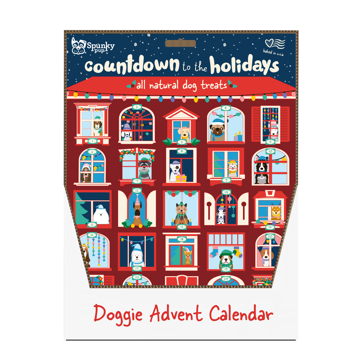 Advent Calendar - 25 Days of Dog Treats - Holiday