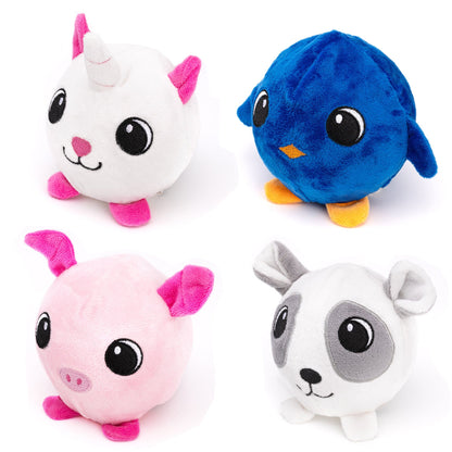 4" Ball Buddy Dog Toy with Ball-Shaped Squeaker