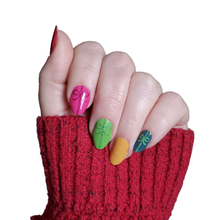 All Wrapped Up | Colorful Glitter Christmas Gifts Nail Wraps