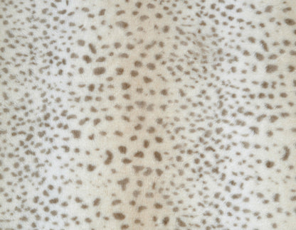 Cheetah Donut Dog Bed, Plush Velour