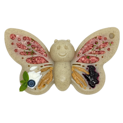 Butterfly Nylon Chew & Enrichment Toy | 2-in-1 for Aggressive Chewers | SodaPup