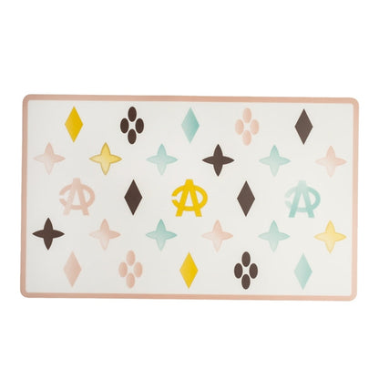 White Chewy Vuiton Placemat