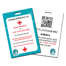 QR Pet Identification: Travel Crate Card