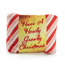 Snuggly Cup Holiday Ivory & Grrradelli Bark Square | Christmas Plush Dog Toys