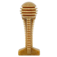 SodaPup Honey Bone Dental Tower nylon dog toy for aggressive chewers, featuring a square design for durable chewing and dental health.