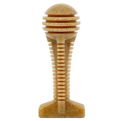 SodaPup Honey Bone Dental Tower nylon dog toy for aggressive chewers, featuring a square design for durable chewing and dental health.