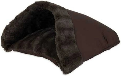 Aspen Pet Kitty Cave Cat Bed Brown