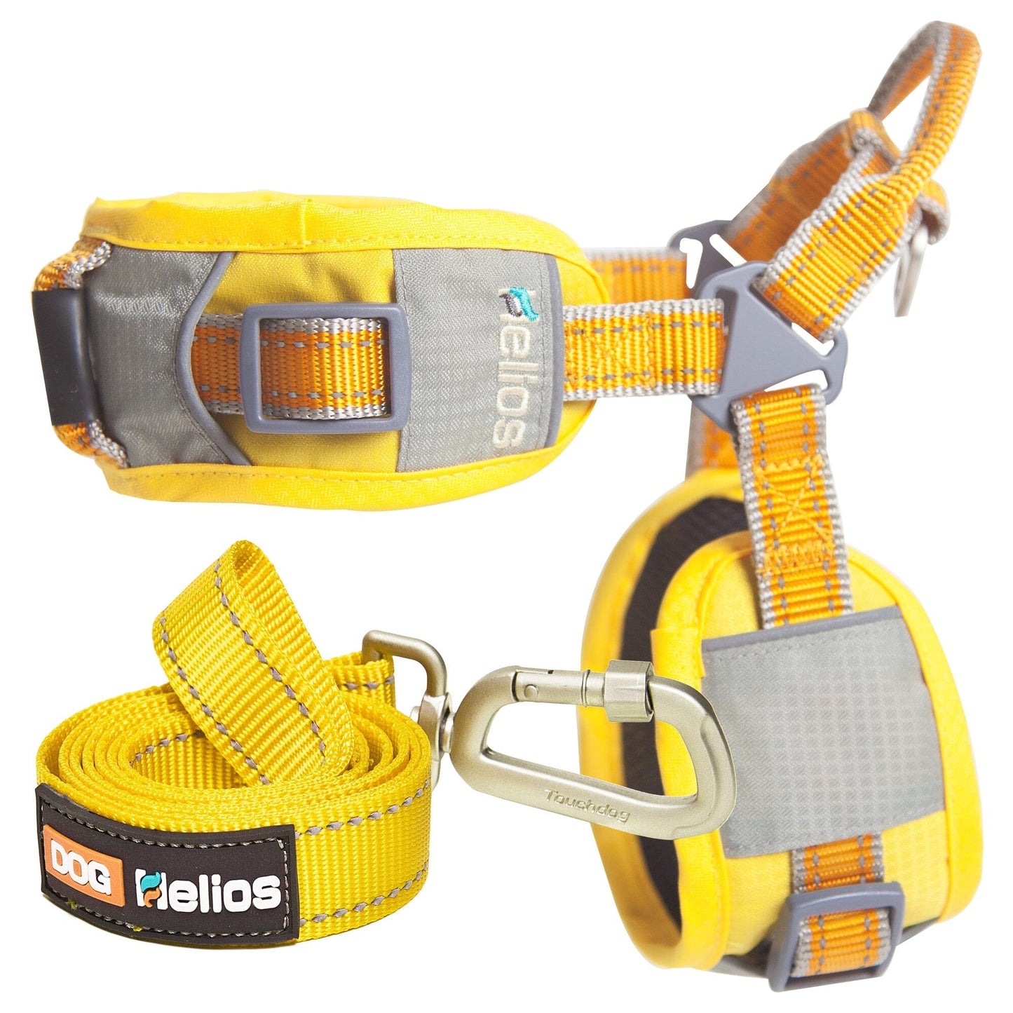 Dog Helios 'Geo-turf' Performance Adjustible and Reflective Dog Harness and Leash