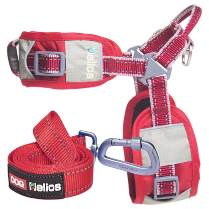 Dog Helios 'Geo-turf' Performance Adjustible and Reflective Dog Harness and Leash