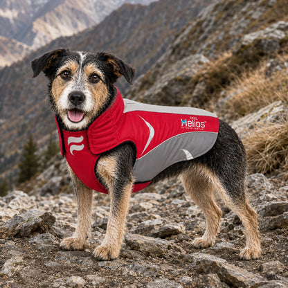 Dog Helios ® Altitude-Mountaineer Wrap-Hook-and-Loop Waterproof Dog Coat