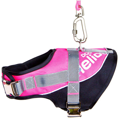 Dog Helios ® 'Bark-Mudder' 2-in-1 Reflective and Adjustable Sporty Dog Harness and Leash