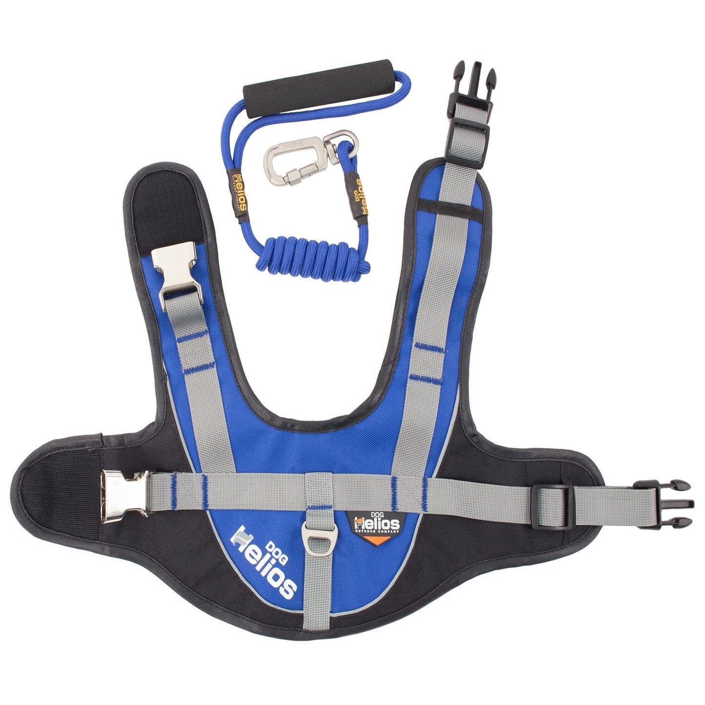 Dog Helios ® 'Bark-Mudder' 2-in-1 Reflective and Adjustable Sporty Dog Harness and Leash