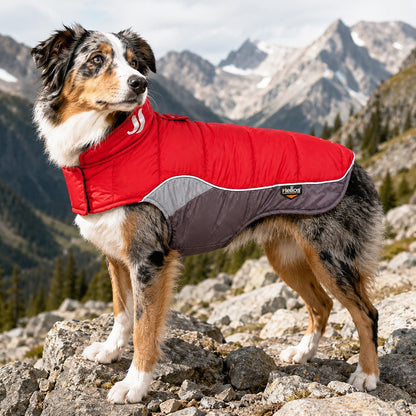 Dog Helios ® Hurricane-Waded Plush 3M Reflective Insulated Winter Dog Coat