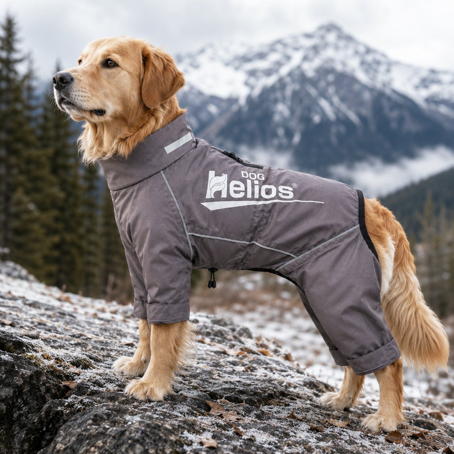 Dog Helios ® 'Hurricanine' Waterproof and Reflective Full Body Dog Coat