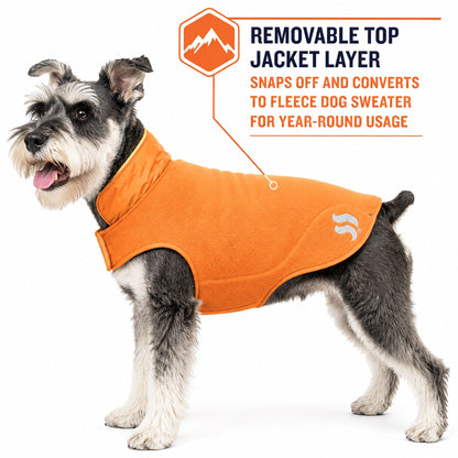 Dog Helios ® Lotus-Rusher 2-in-1 Dual-Removable Layered Performance Dog Jacket