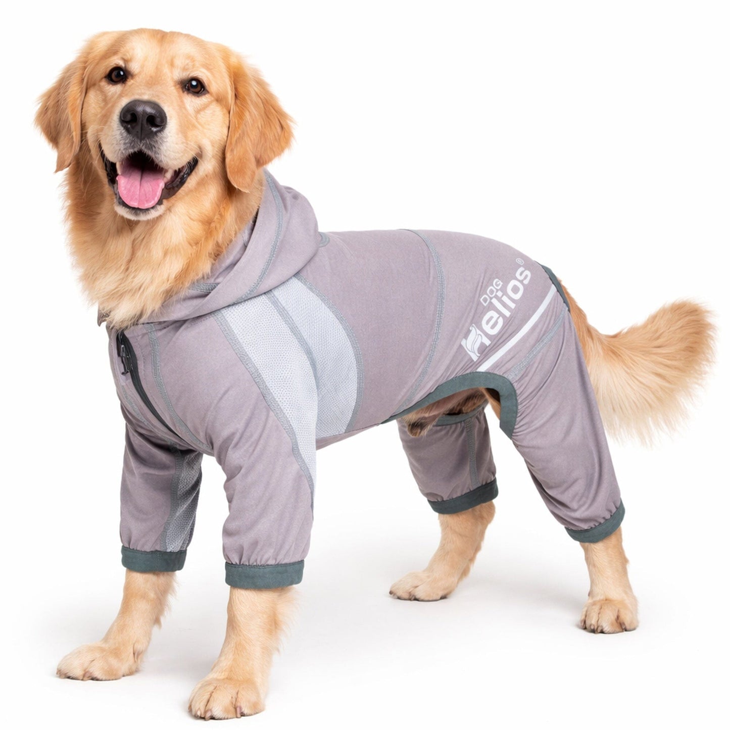 Dog Helios ® 'Namastail' Lightweight 4-Way-Stretch Yoga Performance Dog Tracksuit Hoodie