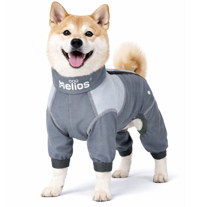 Dog Helios ® 'Tail Runner' Lightweight 4-Way-Stretch Breathable Yoga Dog Tracksuit