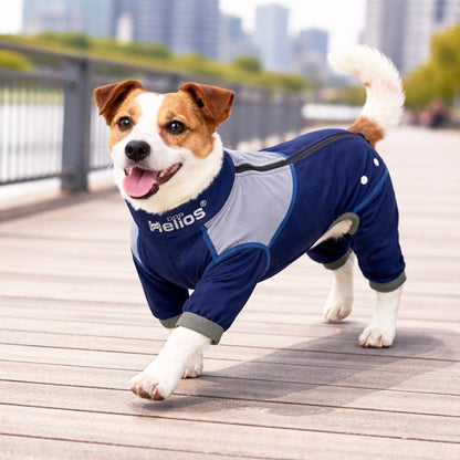 Dog Helios ® 'Tail Runner' Lightweight 4-Way-Stretch Breathable Yoga Dog Tracksuit
