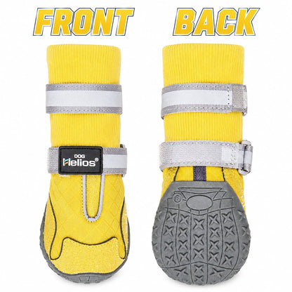 Dog Helios 'Traverse' Premium Grip High-Ankle Outdoor Dog Boots - Set Of 4