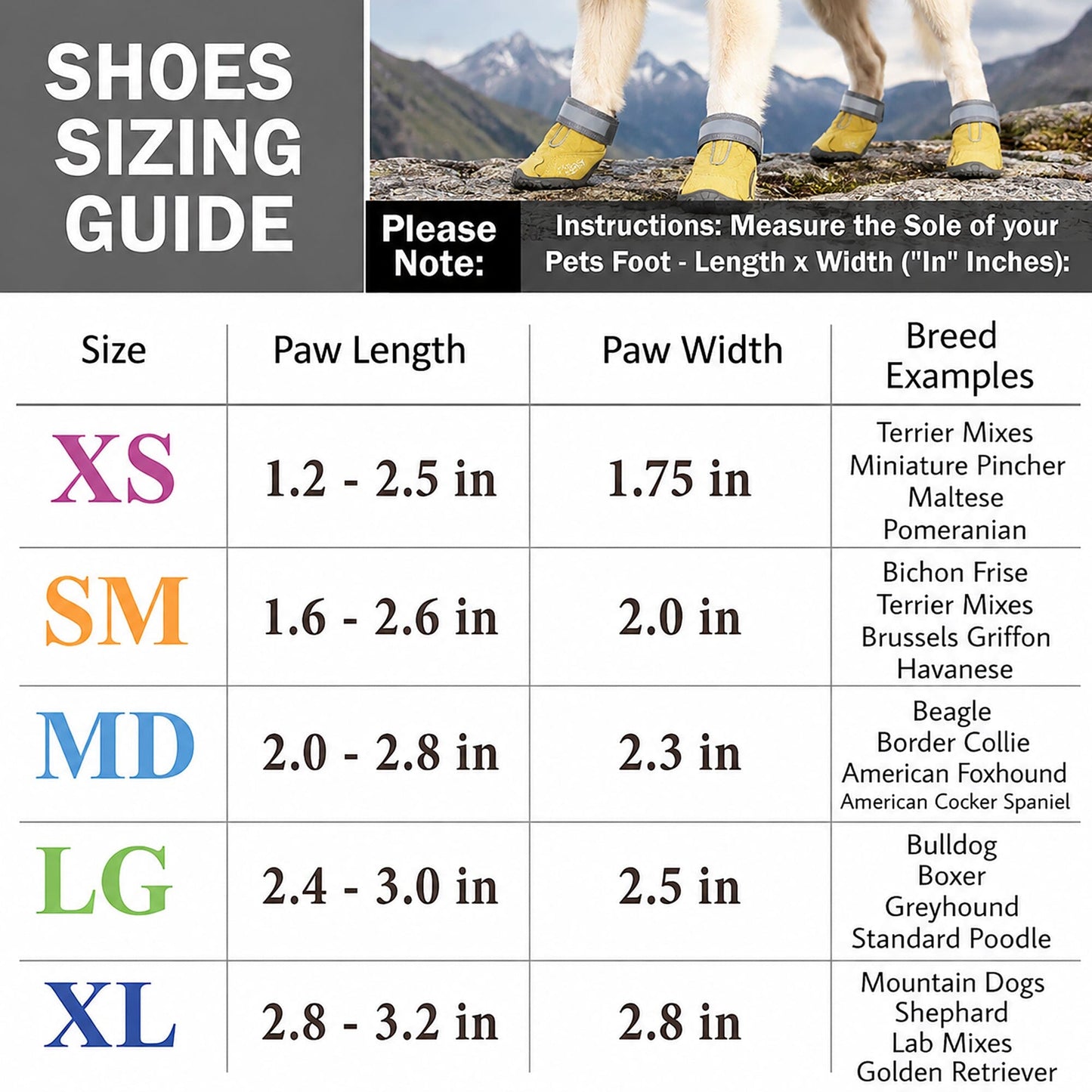 Dog Helios 'Traverse' Premium Grip High-Ankle Outdoor Dog Boots - Set Of 4