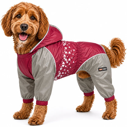 Dog Helios 'Vortex' Full Bodied Waterproof Windbreaker Dog Jacket