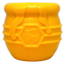 Honey Pot Dog Treat Dispenser | Durable Rubber Enrichment Toy | USA Made